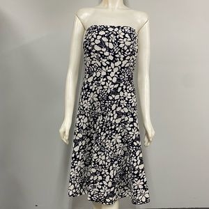 J. Crew #73548 Strapless Embossed Dress size 2